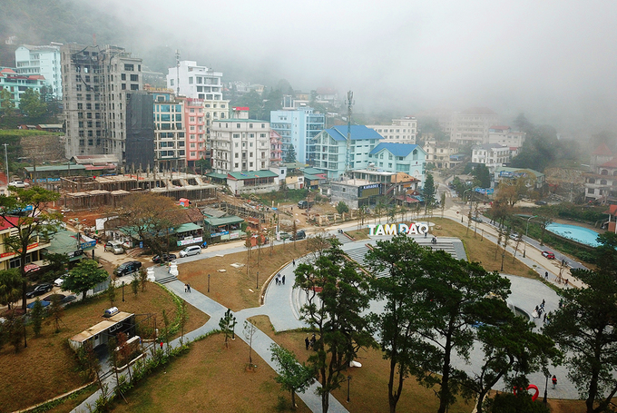 Đại công trường ở thị trấn nghỉ dưỡng Tam Đảo